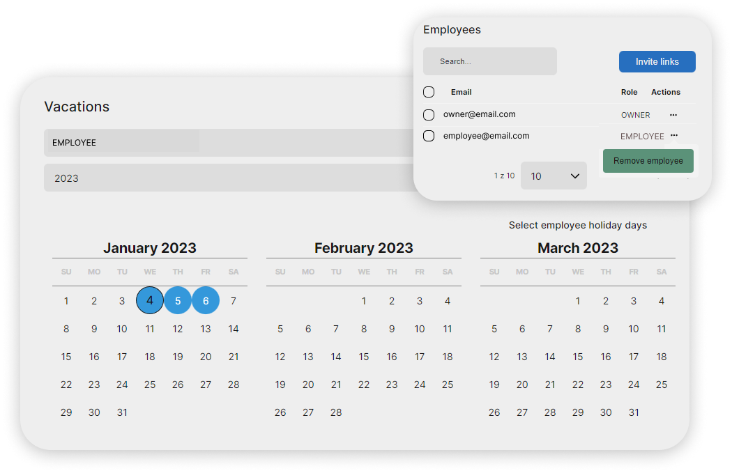 calendar time tracker